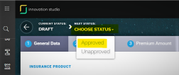 Choose Status For Draft Product