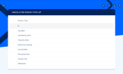 Cancellation Reason Types