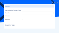 Cancellation Reason Type insert form