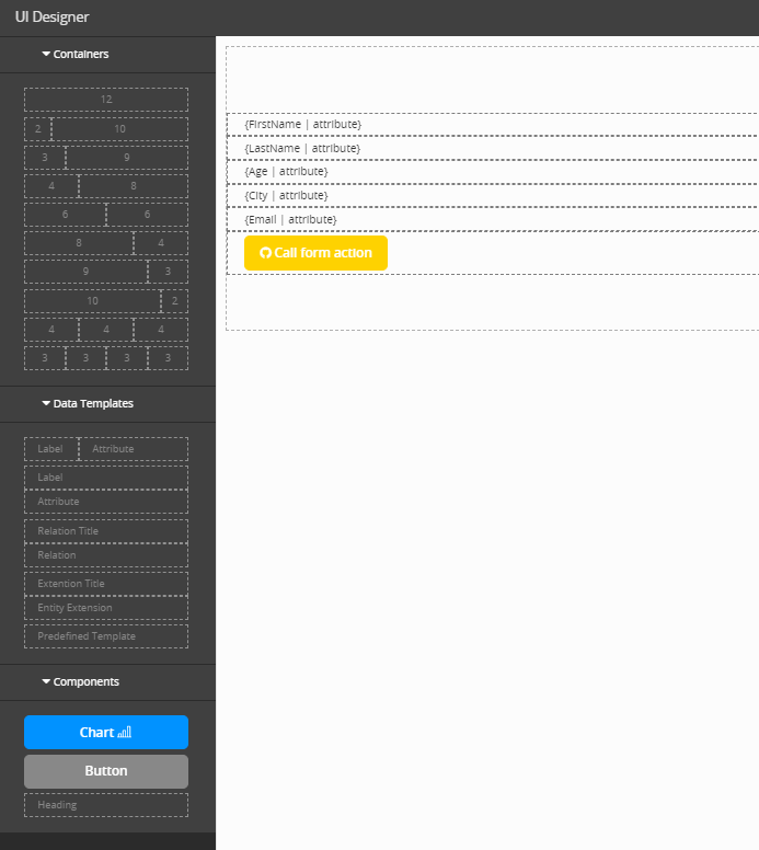 STEP 1. Define the form layout