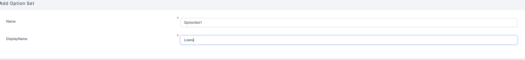 Add Option Set Attributes