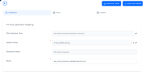 Formula Parameter Mapping Form