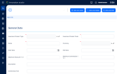 General Data Section - Main Info Tab