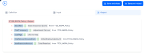 Output Parameters Mapping