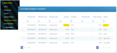 Outgoing Payment Requests View