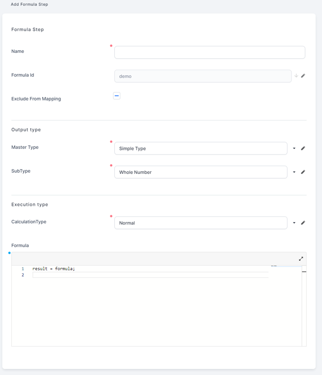 Formula Editor